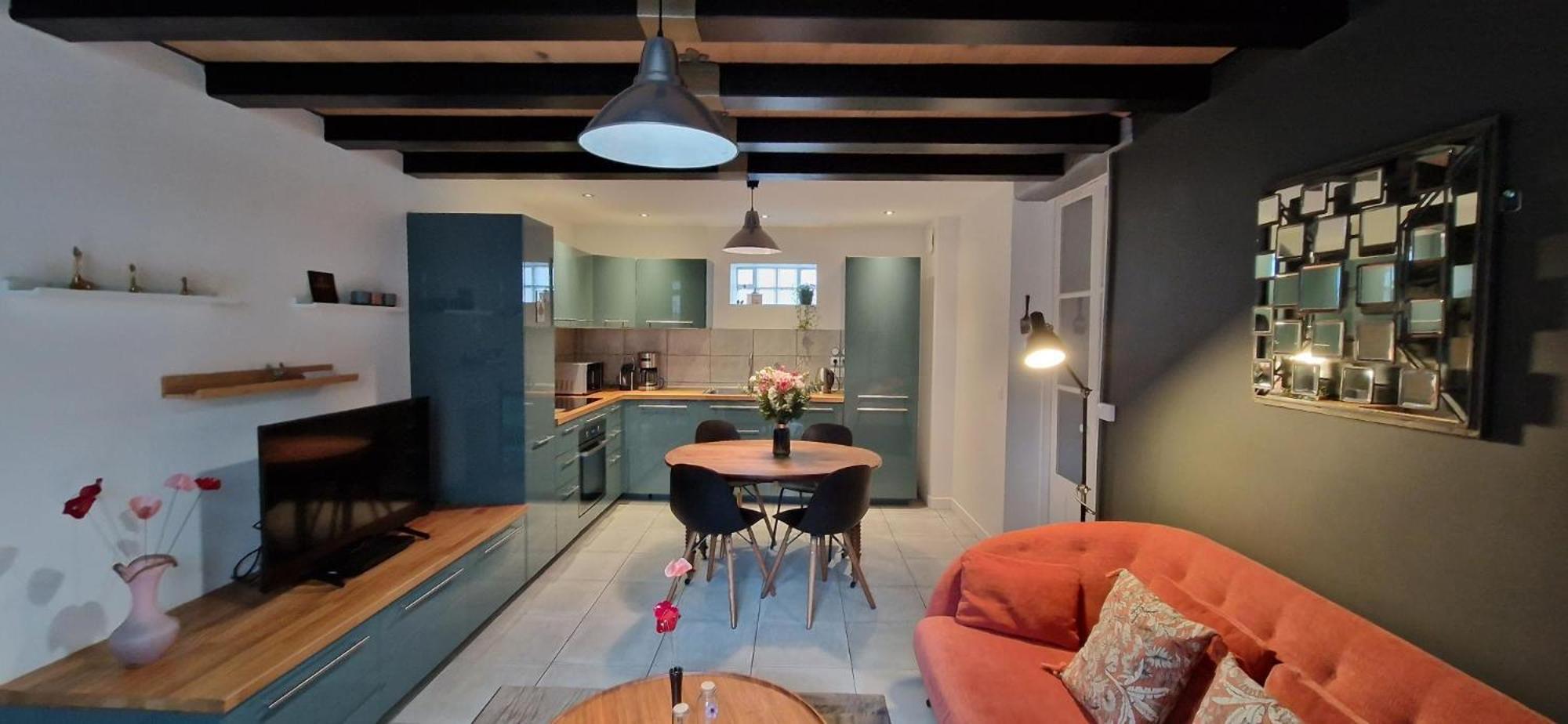 Bleautiful "Alienor" Charmant Appartement Avec Terrasse 枫丹白露 客房 照片